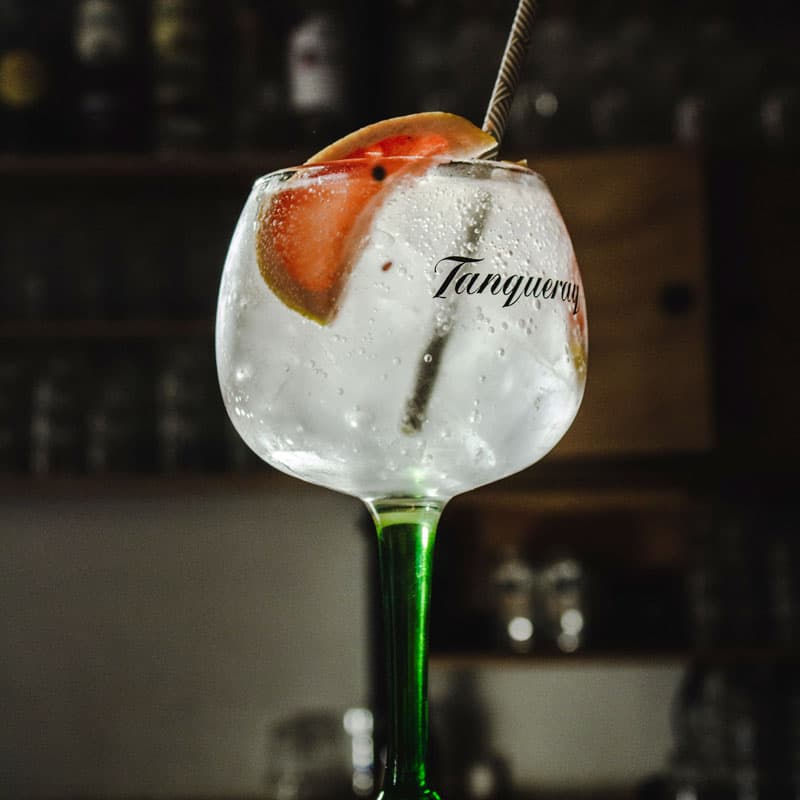 Gin London Dry 'Rangpur' Lime Botanical 41.3° + 2 Coppe Ballon - Tanqueray (700 ml)