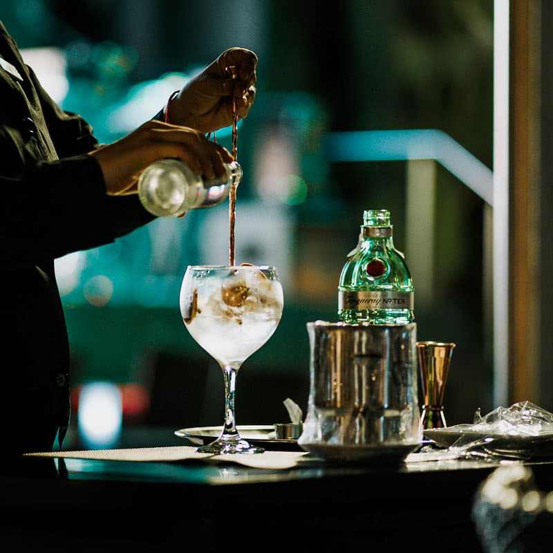 Gin London Dry 'Rangpur' Lime Botanical 41.3° + 2 Coppe Ballon - Tanqueray (700 ml)