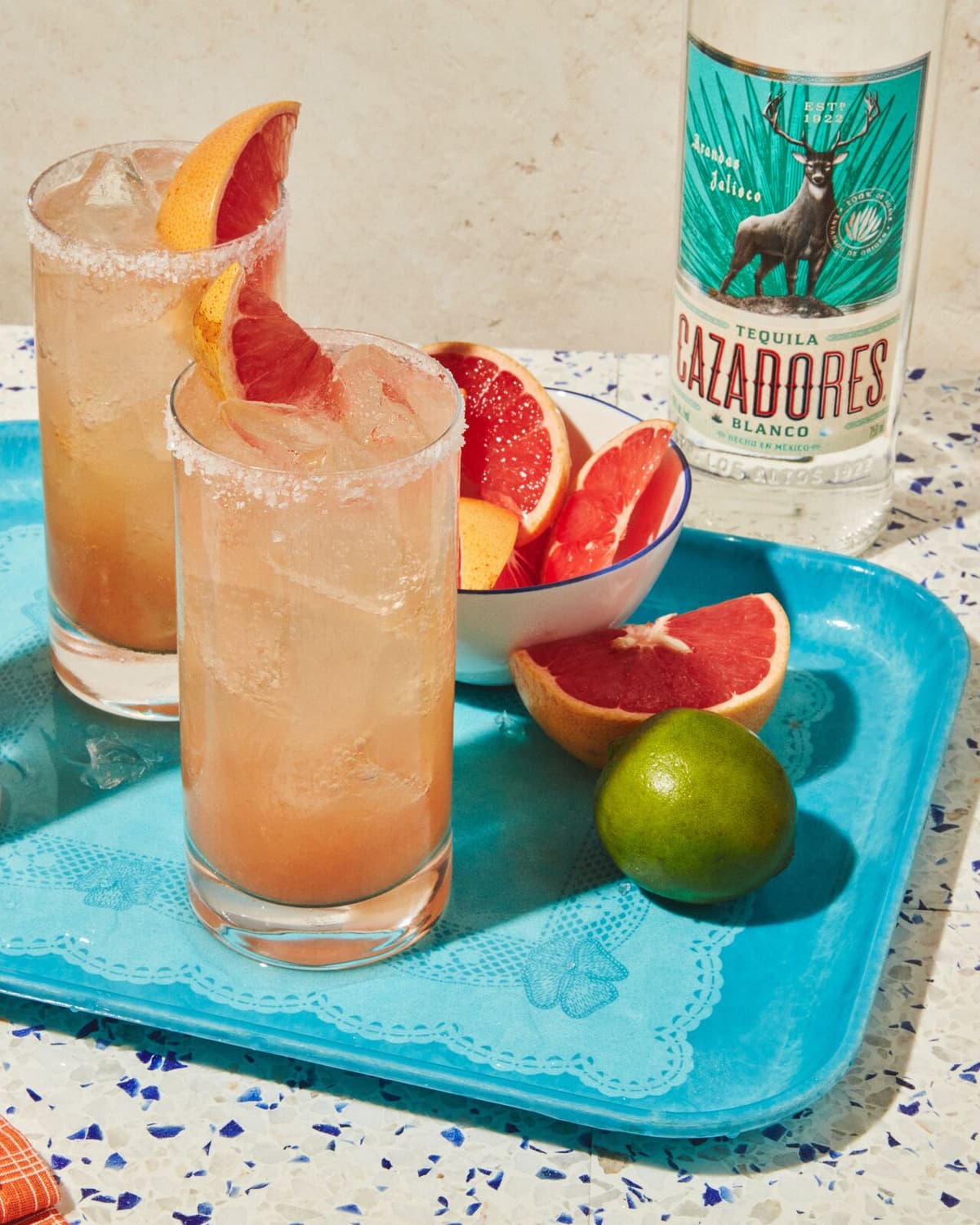 Paloma Cocktail con Cazadores Tequila Blanco + OMAGGIO 4 soda al pompelmo rosa Fever Tree
