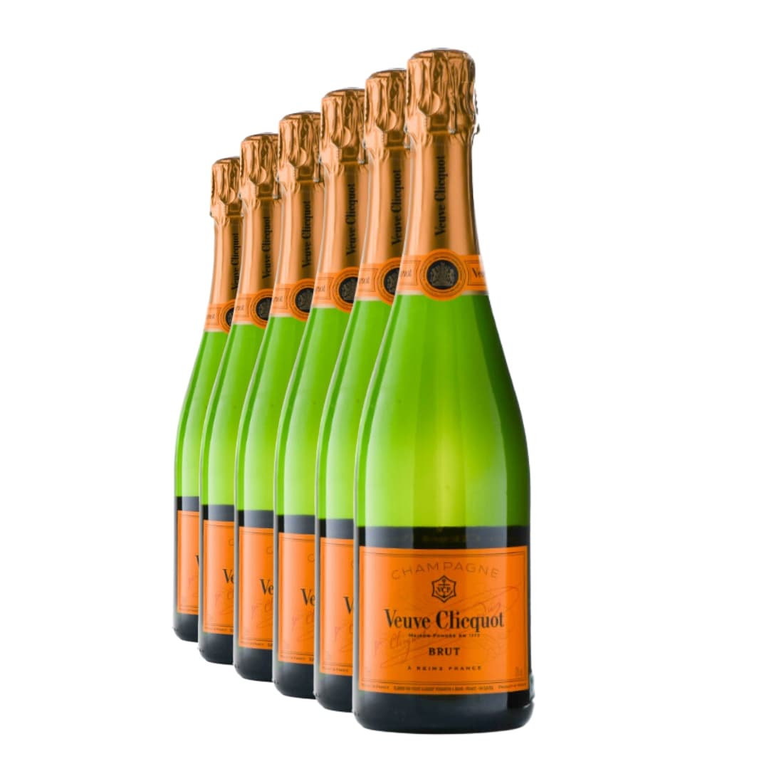 Confezione da 6 Champagne 'Yellow Label' AOC Brut - Veuvé Clicquot