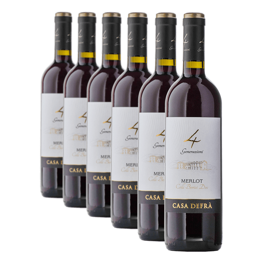 Confezione da 6 Merlot Colli Berici DOC - Casa Defrà