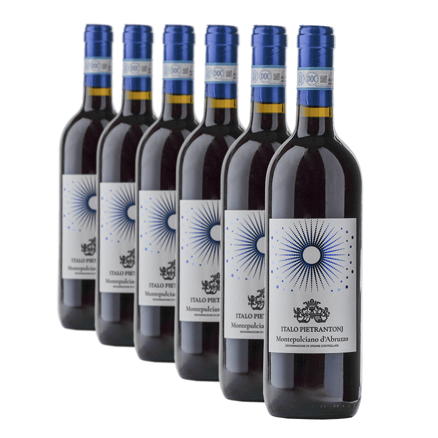 Confezione da 6 Montepulciano d'Abruzzo DOC 2022 - Pietrantonj