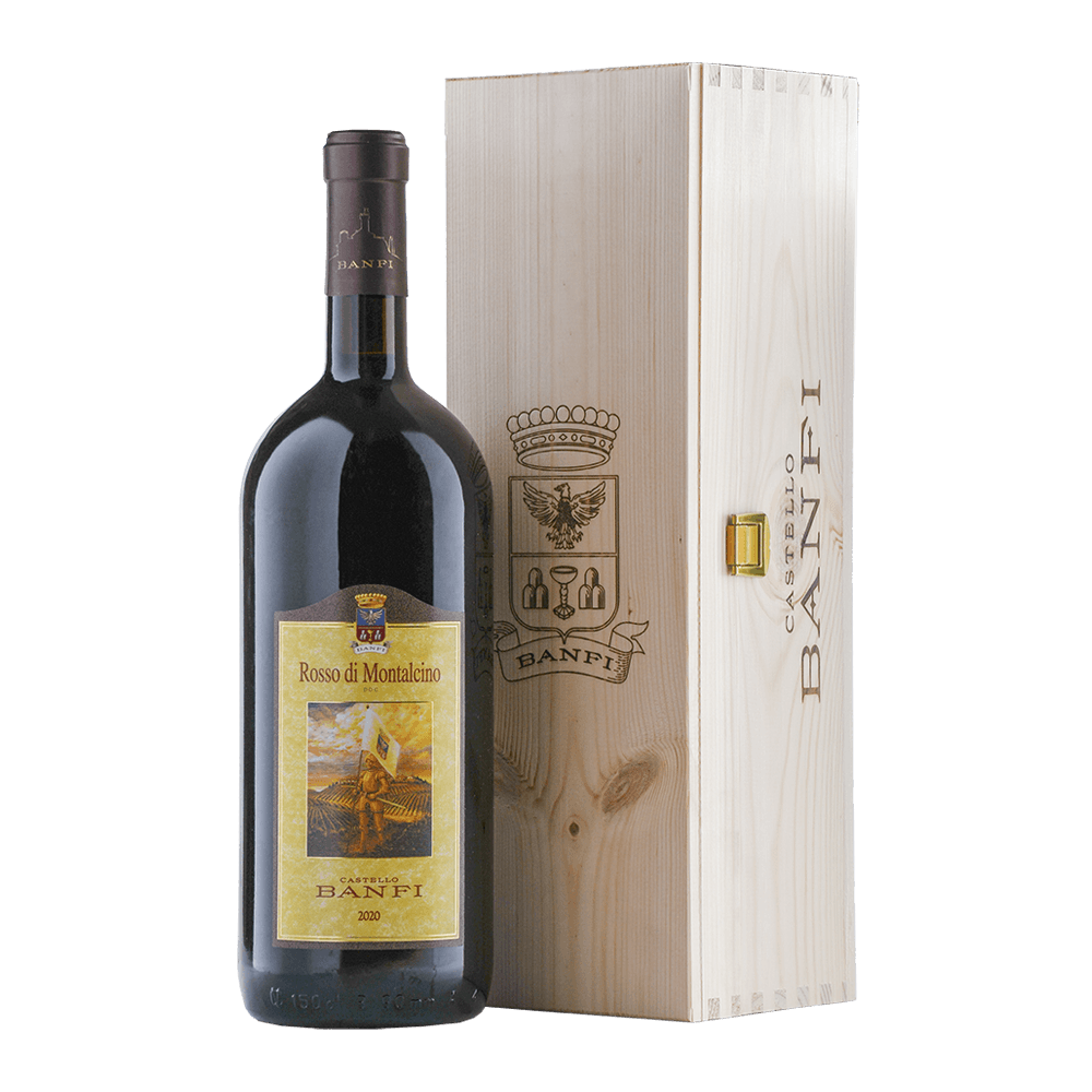 Rosso di Montalcino DOC 2020 Magnum (cassetta legno) - Banfi (1.5 Lt.)
