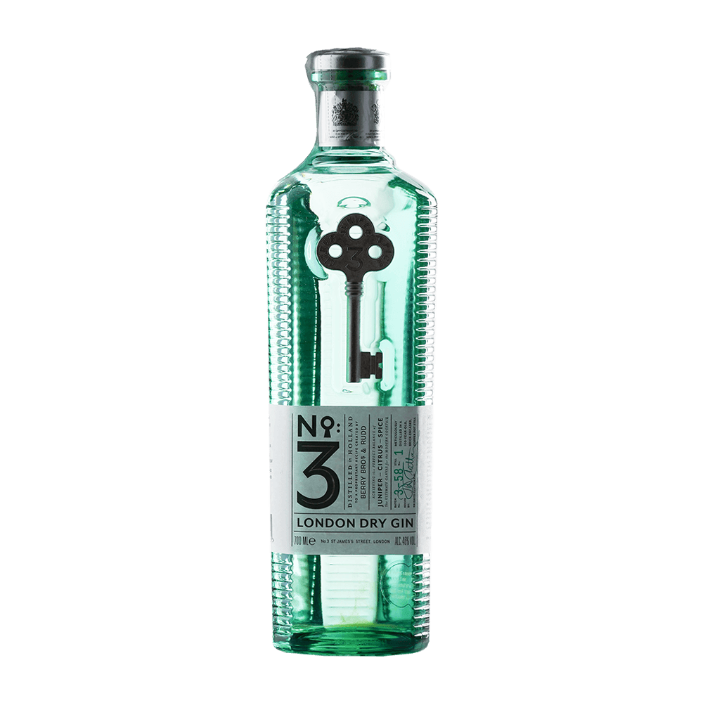 Gin London dry No 3 distillato in Olanda 46° - Berry Bros. & RUD (700 ml)