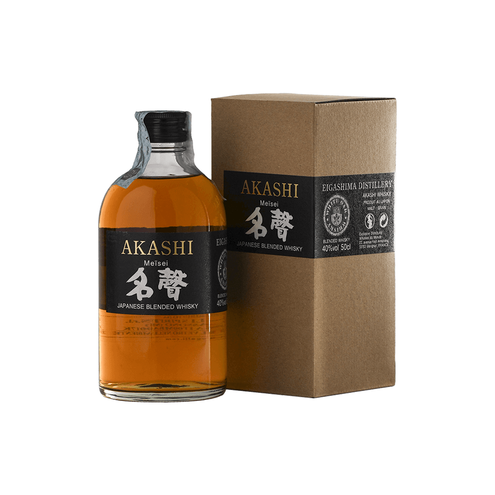 Japanese whisky blended 'Meisei' (Astucciato) - Akashi (500 ml)