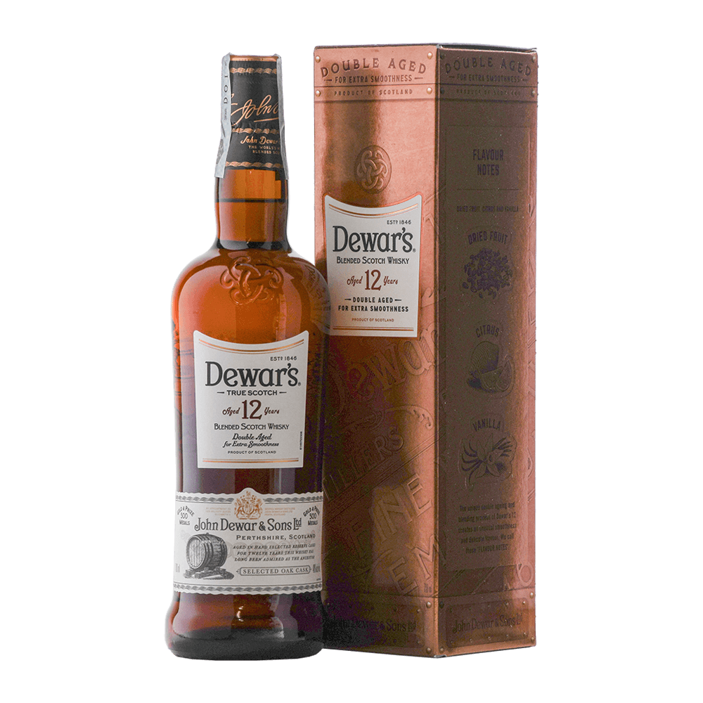 Scotch Whisky Blended 'Dewar's' 12 anni (Astucciato) - John Dewar & Sons (700 ml)