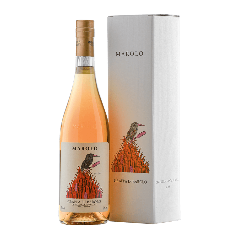Grappa di Barolo Barrique 50° (Astucciato) - Marolo (700 ml)