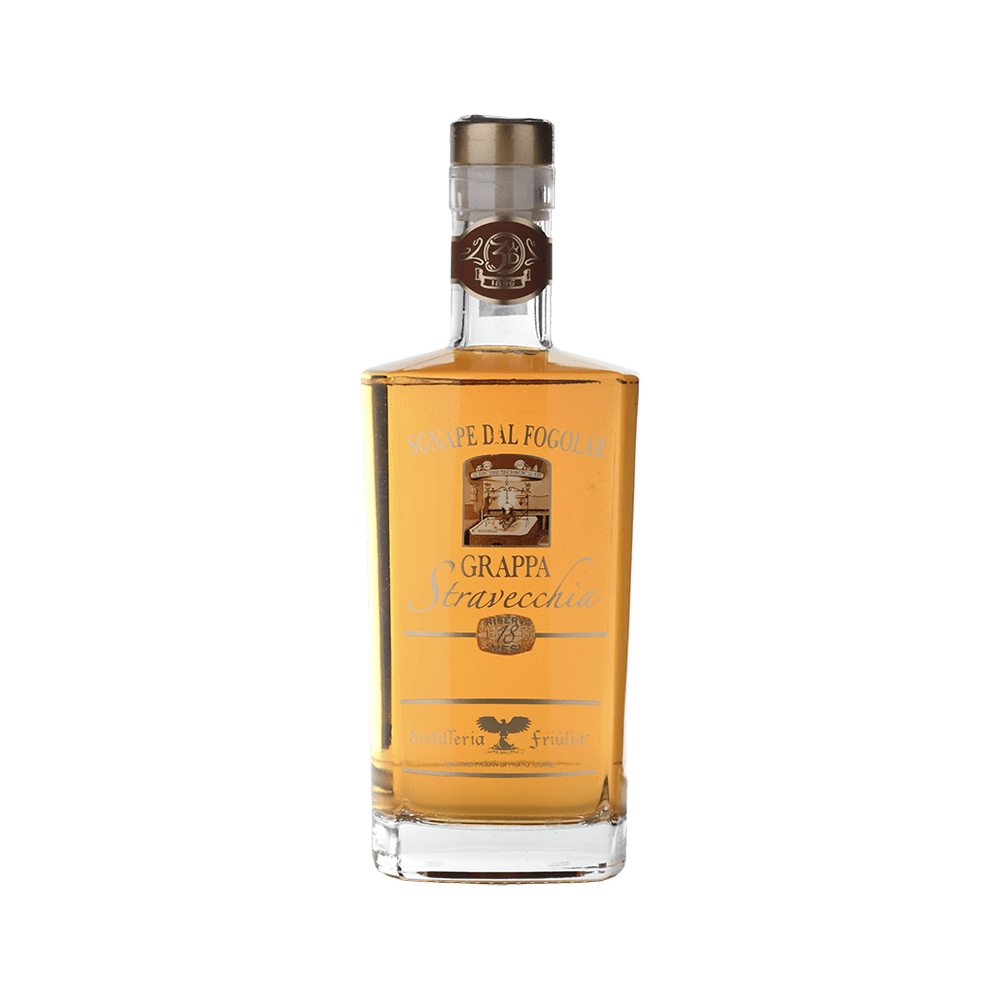 Grappa stravecchia riserva 18 mesi 'Sgnape dal Fogolar' - Distilleria Friulana (700 ml)