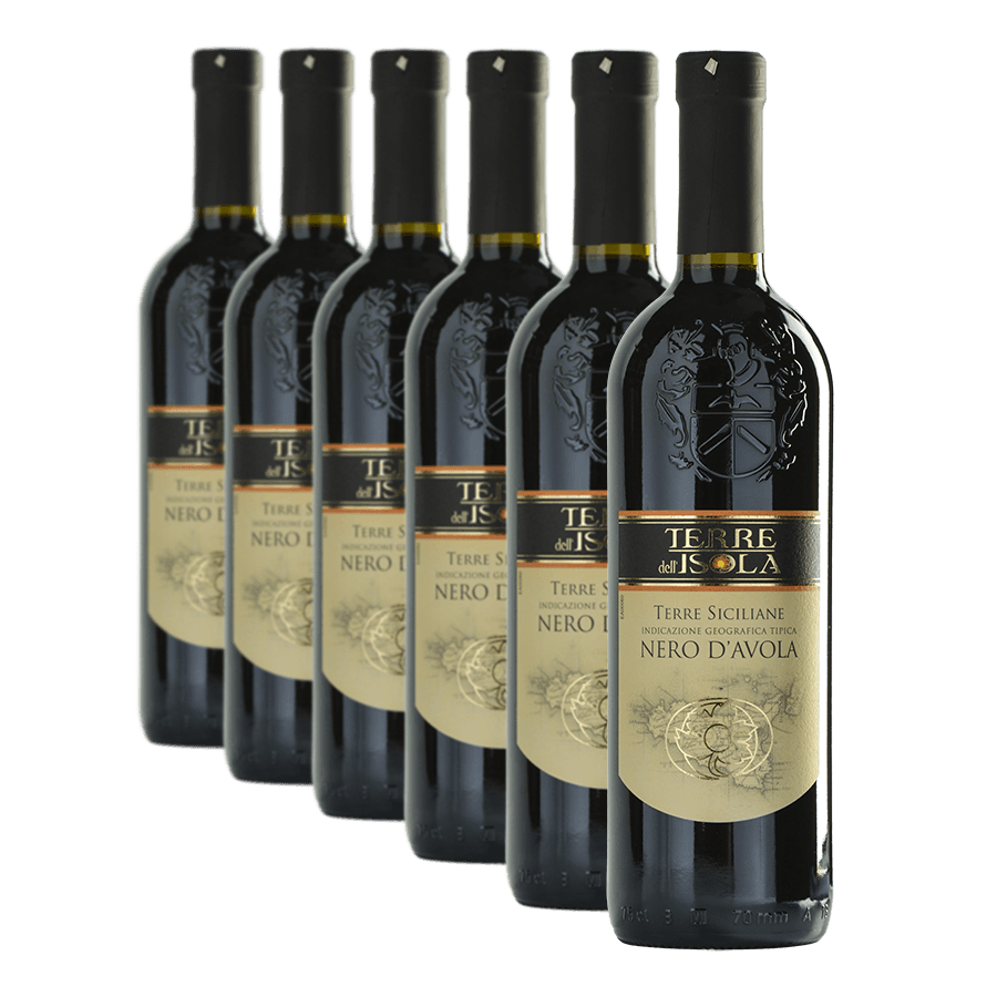 Confezione da 6 Nero d'Avola Terre Siciliane IGT - Terre dell'Isola