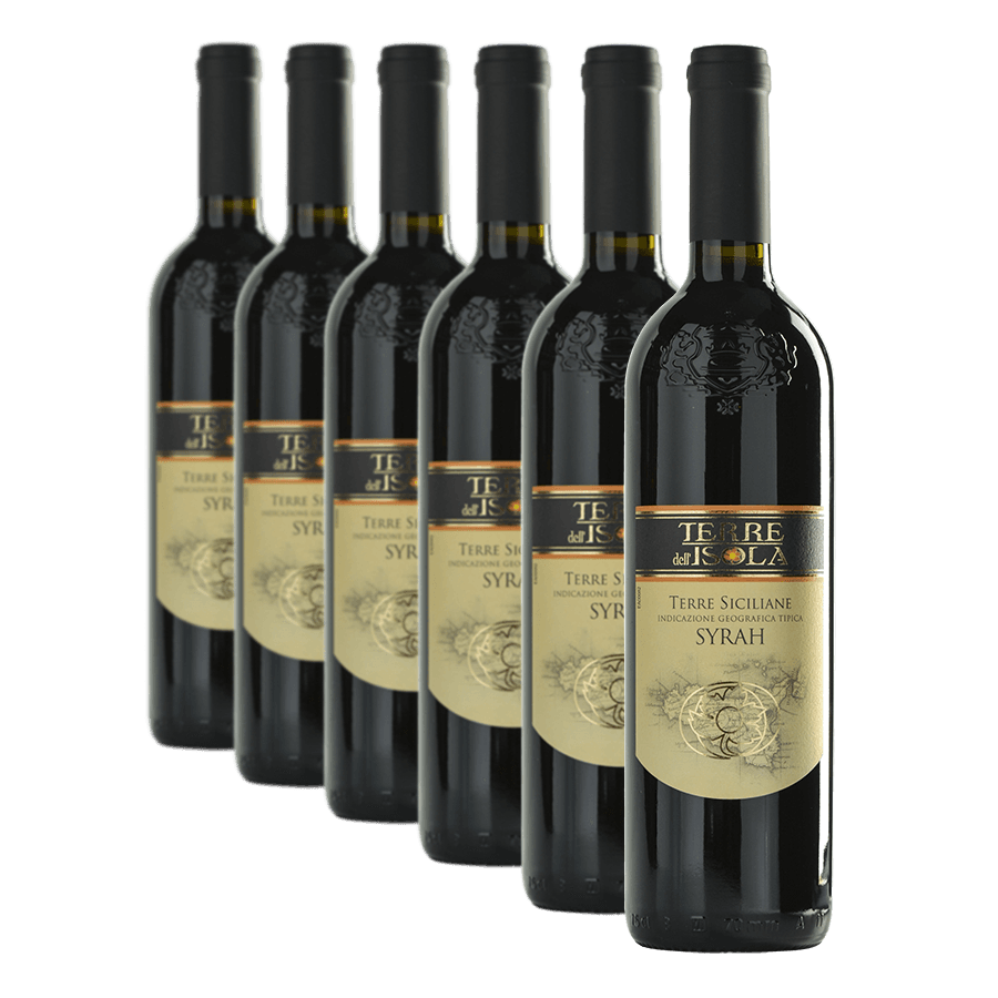 Confezione da 6 Syrah Terre Siciliane IGT - Terre dell'Isola