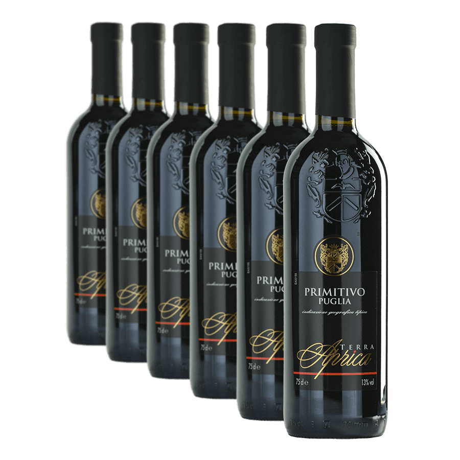 Confezione da 6 Primitivo di Puglia IGT - Terra Aprica