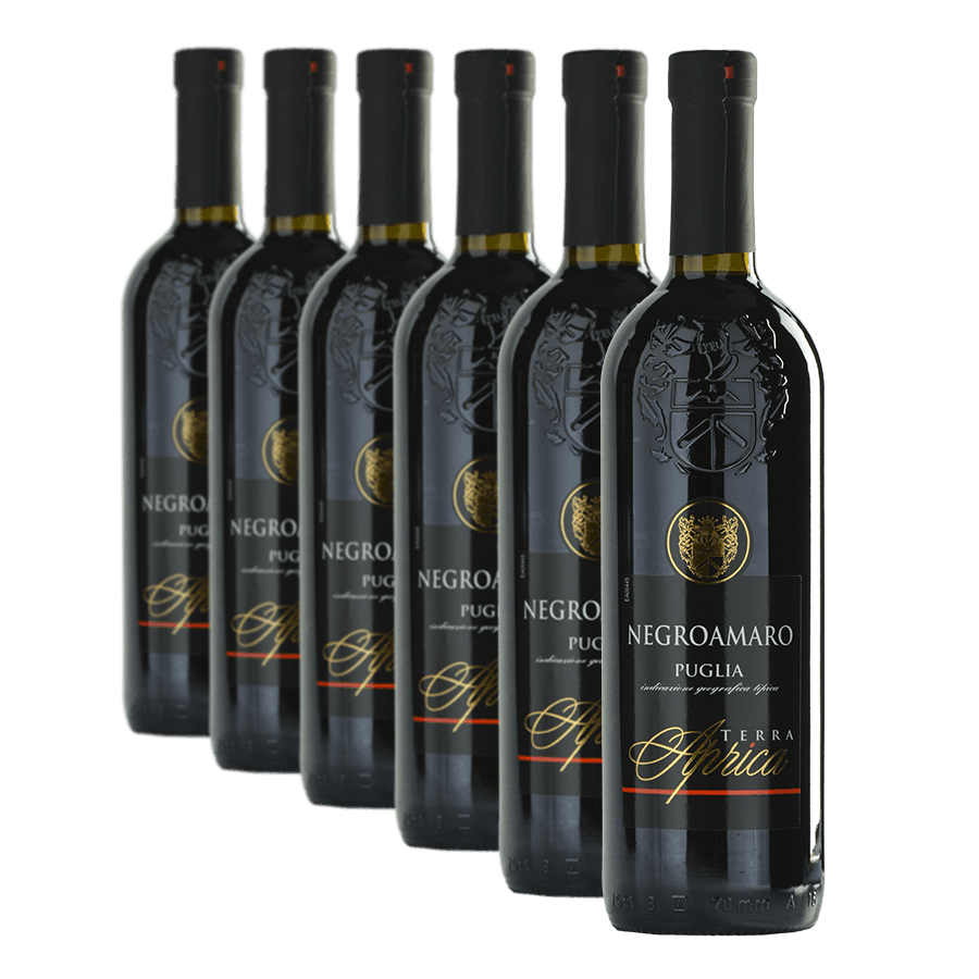 Confezione da 6 Negroamaro di Puglia IGT - Terra Aprica
