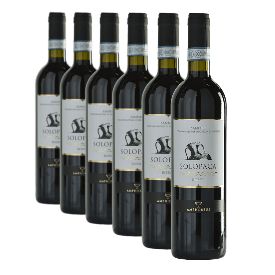 Confezione da 6 Solopaca rosso del Sannio DOP - Amphoréus