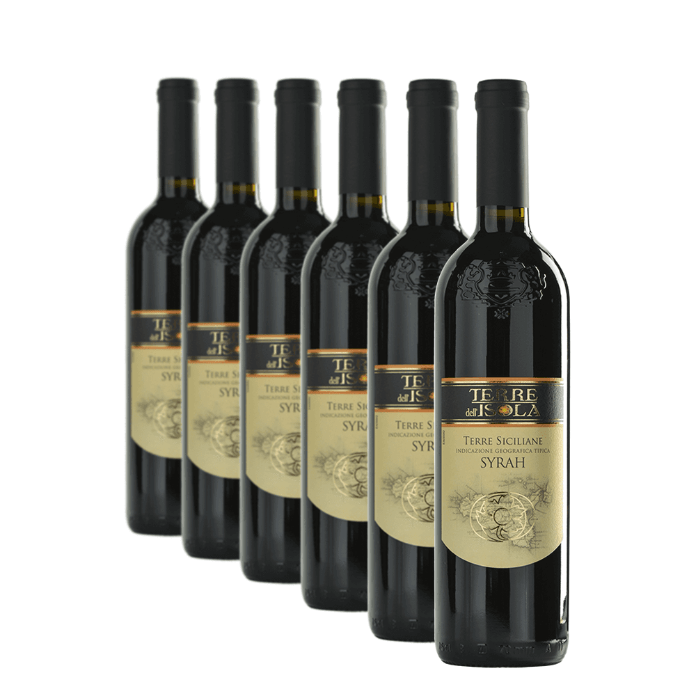 Confezione da 6 Syrah Terre Siciliane IGT - Terre dell'Isola