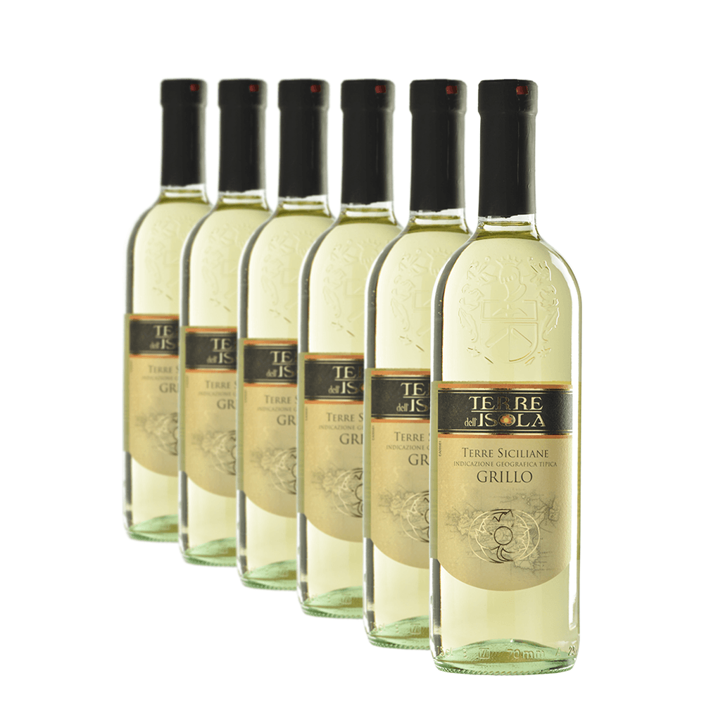 Confezione da 6 Grillo Terre Siciliane IGT - Terre dell'Isola