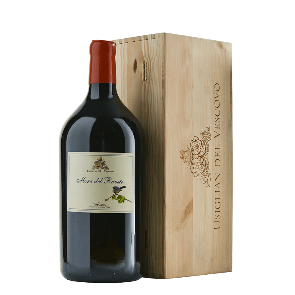 Toscana rosso 'Mora del roveto' IGT 2019 Jeroboam (cassetta legno) - Usiglian del Vescovo (3 Lt)