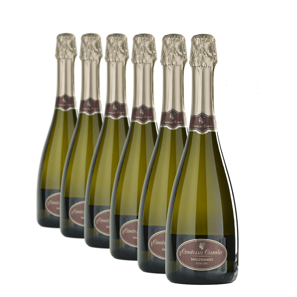 Confezione da 6 Spumante Millesimato extra dry - Contessa Carola
