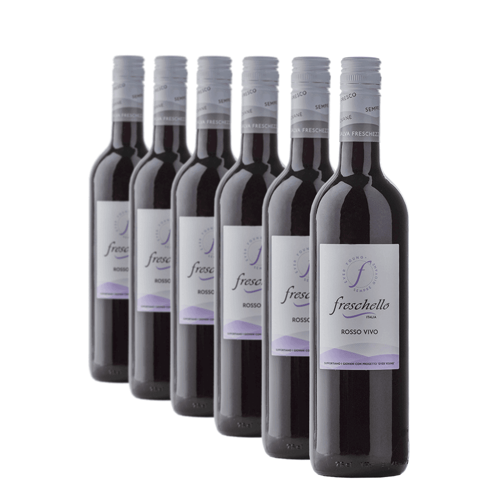 Confezione da 6 Bottiglie Freschello Rosso - Cielo e Terra