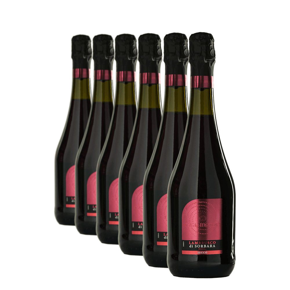 Confezione da 6 Lambrusco di Sorbara secco - Cà Dei Monaci