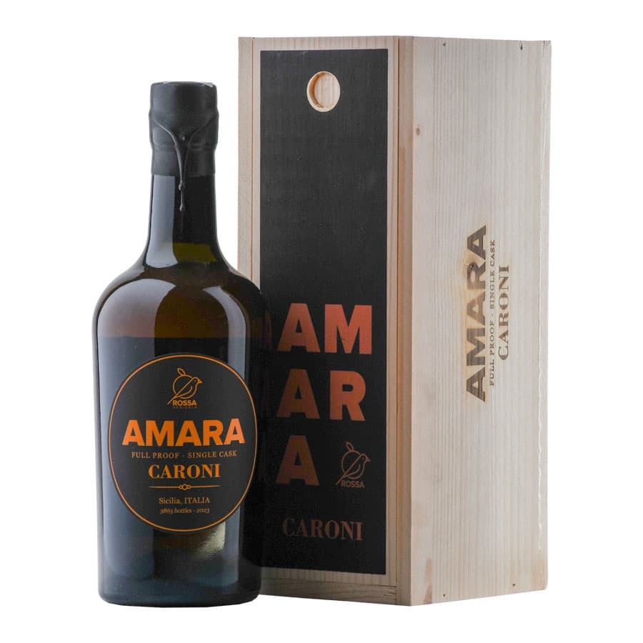 Amaro 'Amara Caroni' Full Proof Single Cask (cassetta legno) - Rossa (500 ml)