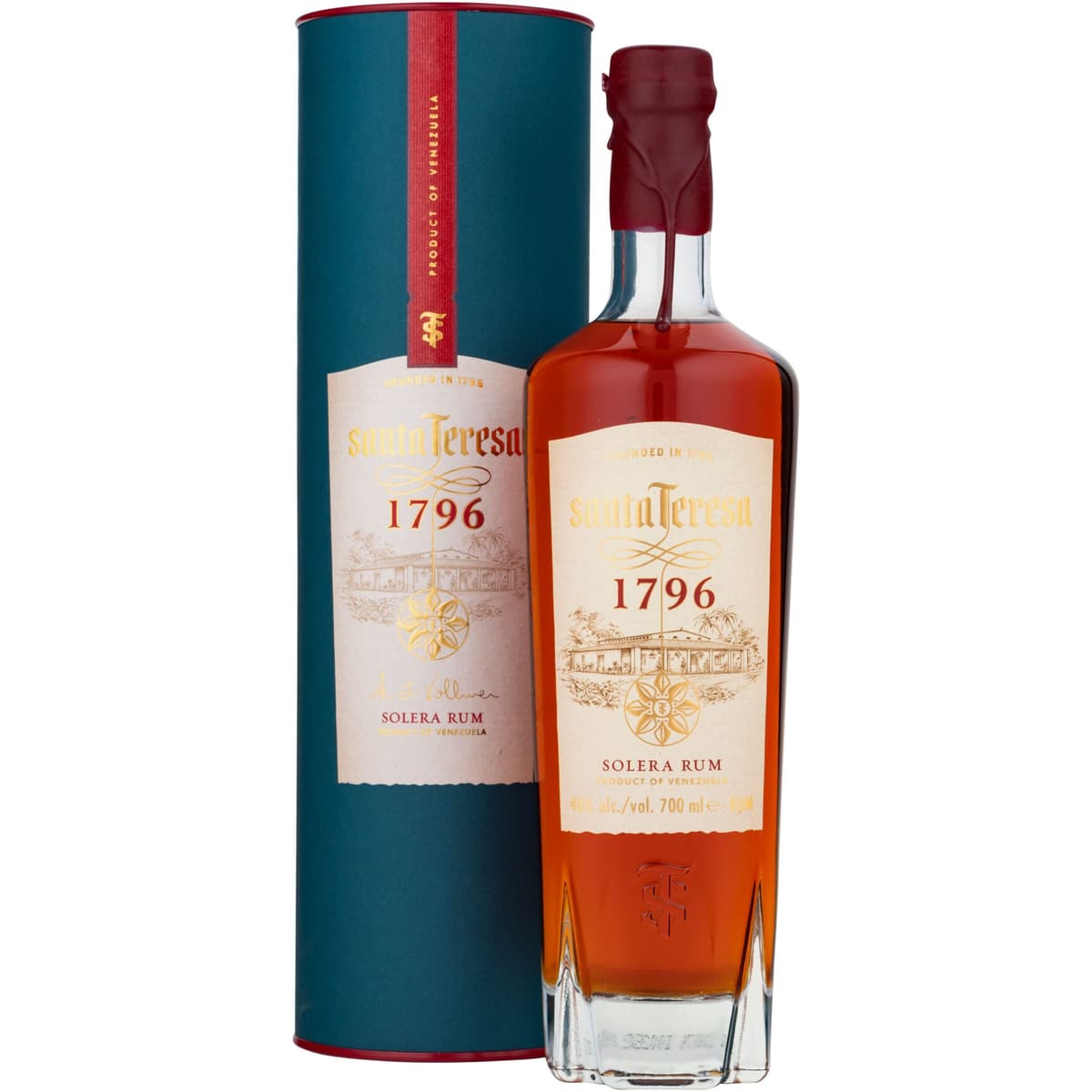 Rum Del Venezuela Triple Aged Solera 'Santa Teresa 1796 Speyside Whisky Cask Finish' Limited Edition (Astucciato) - Santa Teresa (700 ml)