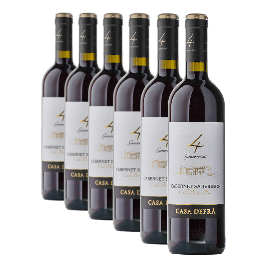 Confezione da 6 Cabernet Sauvignon Colli Berici DOC - Casa Defrà