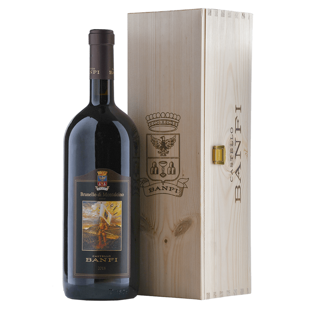 Brunello di Montalcino DOCG 2018 Magnum (cassetta legno) - Banfi (1.5 Lt.)