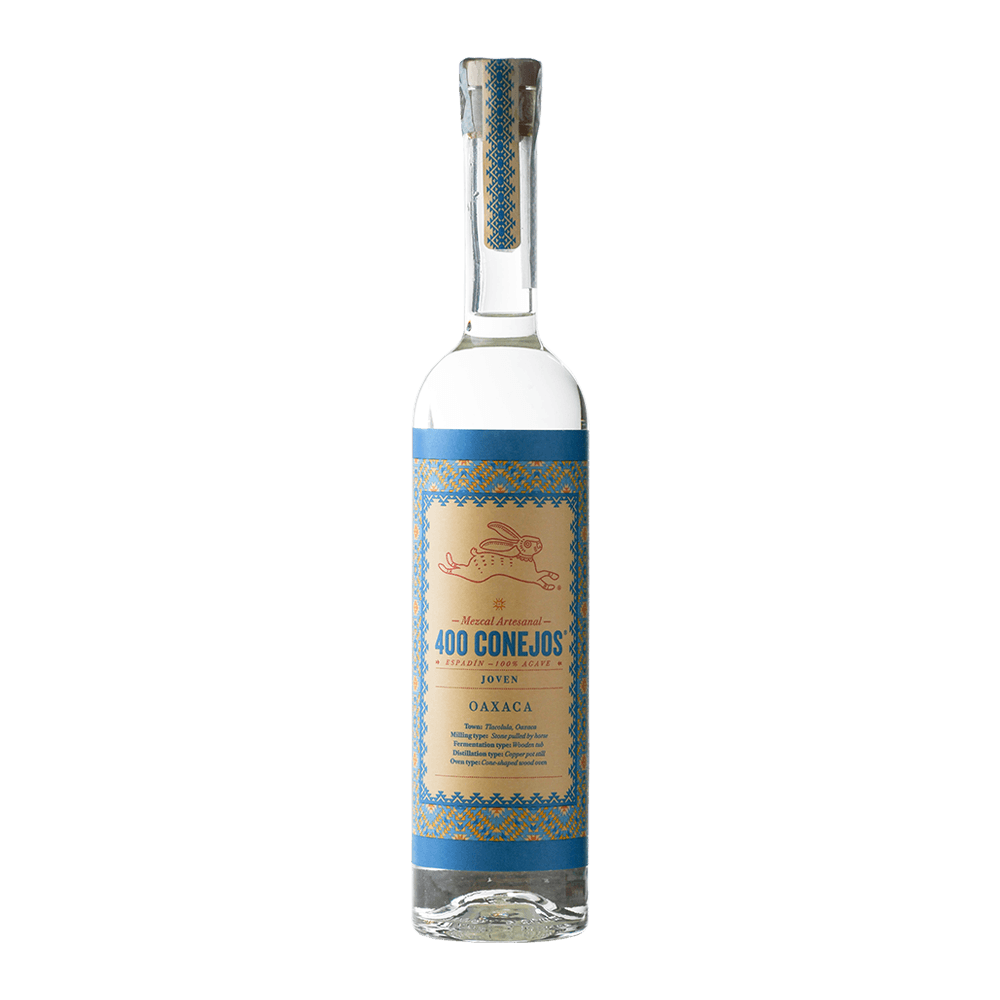 Mezcal artigianale 100% Agave 'Joven' - 400 Conejos (700 ml)