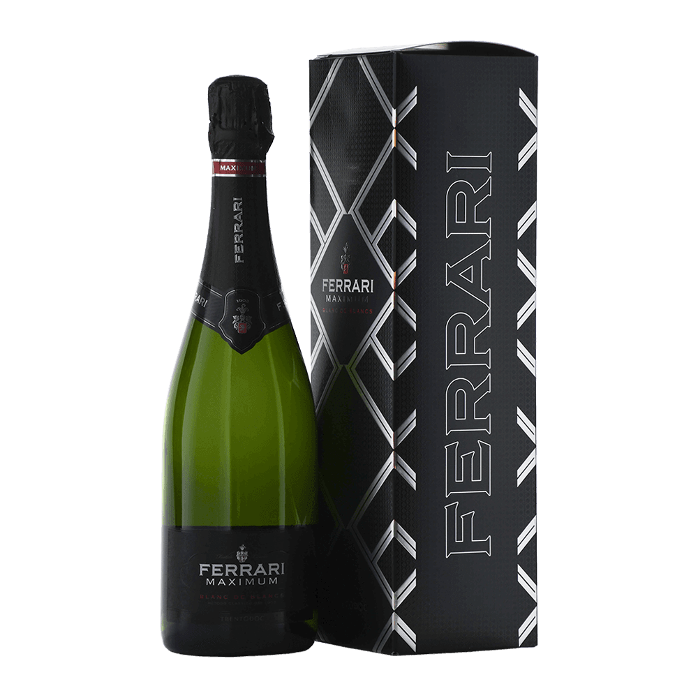 Spumante Metodo Classico Trento DOC 'Maximum' Brut Blanc De Blancs (Astucciato) - Ferrari