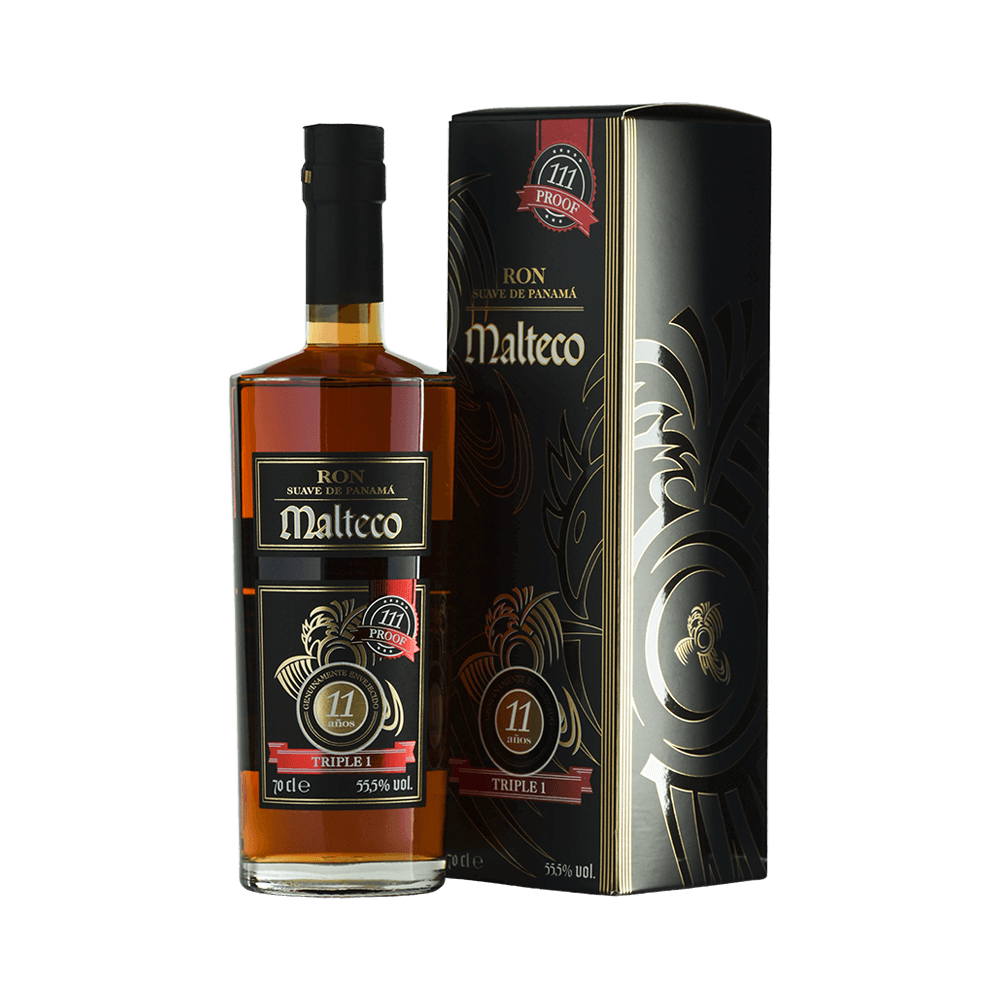 Rum triple 1 suave de Panamà 11 anni - Malteco (700 ml)