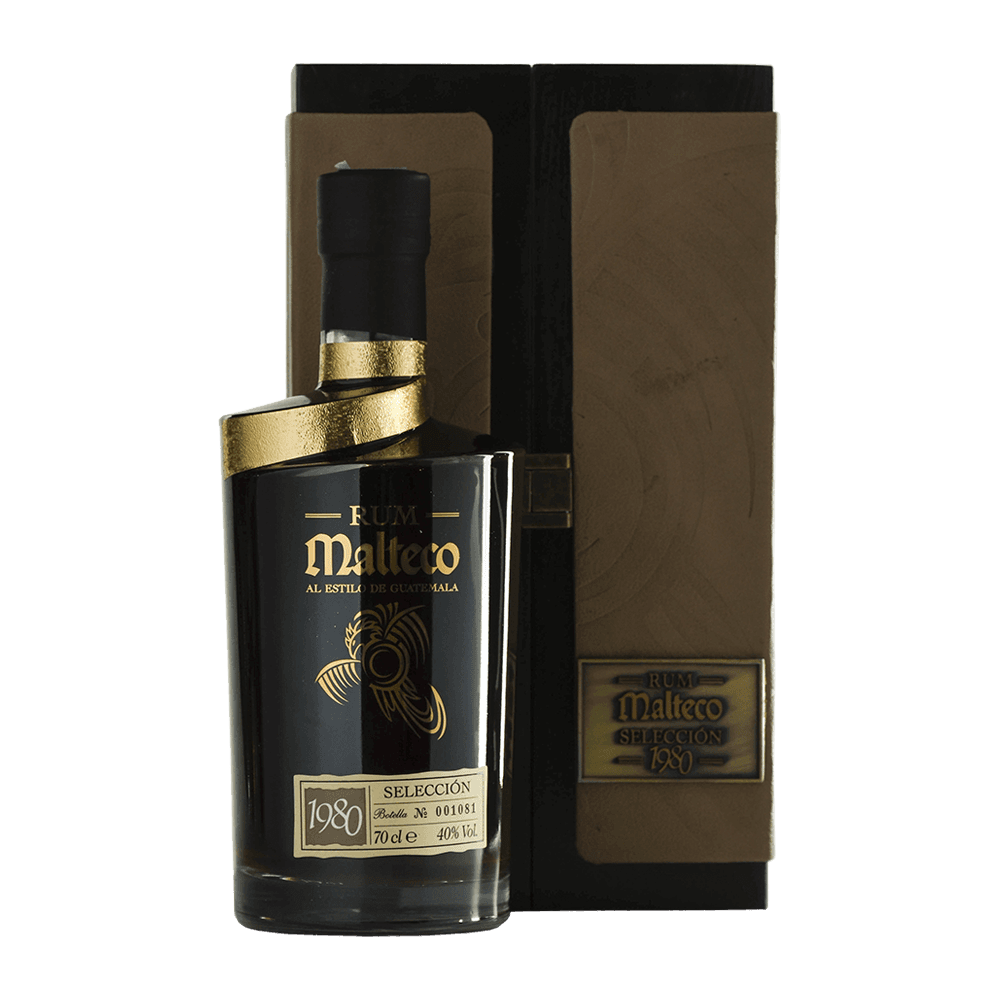 Rum Malteco al Estillo de Guatemala Seleccion 1980 scatola regalo (700 ml)