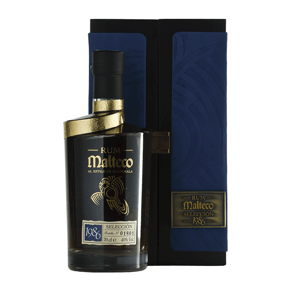Rum Malteco al Estillo de Guatemala Seleccion 1986 scatola regalo (700 ml)