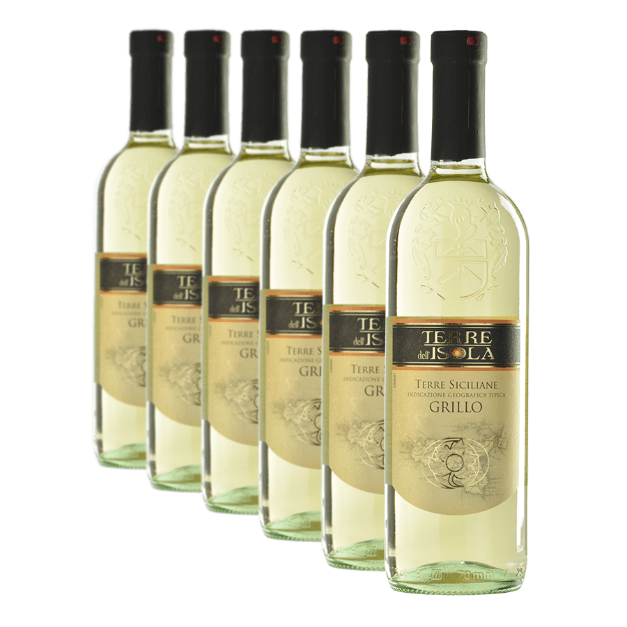 Confezione da 6 Grillo Terre Siciliane IGT - Terre dell'Isola