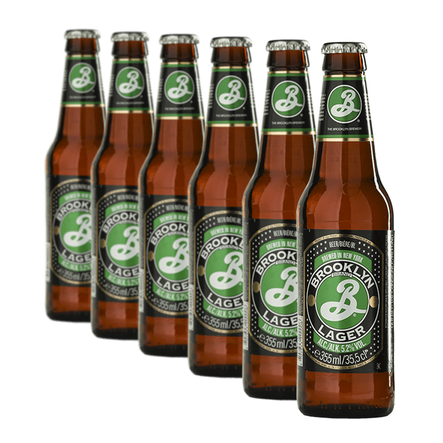 Confezione da 24 di Birra American Amber Lager 5.2° - Brooklyn (335 ml)
