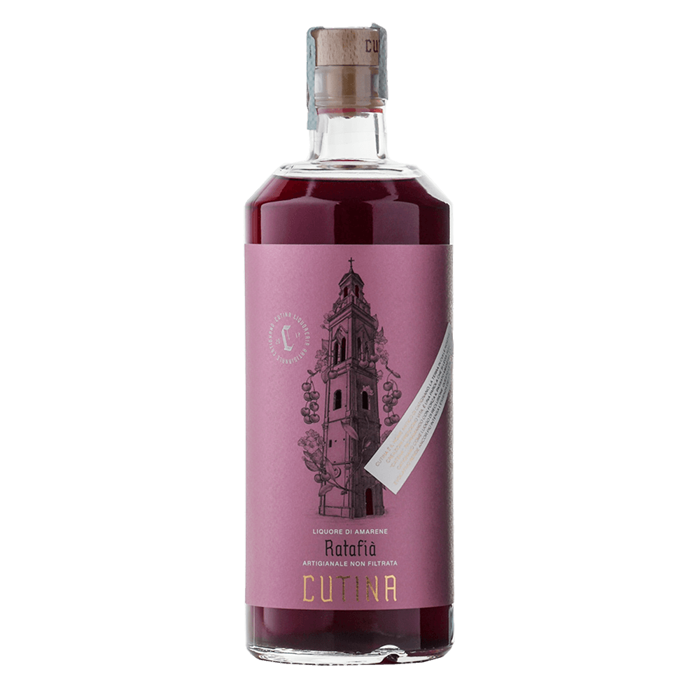 Liquore di Amarene "Ratafià" Artigianale non Filtrata - Cutina (1 Lt)