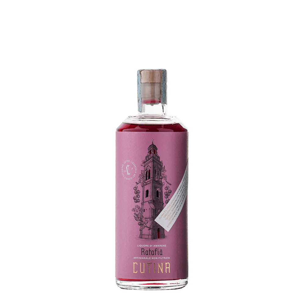 Liquore di Amarene "Ratafià" Artigianale non Filtrata - Cutina (500 ml)